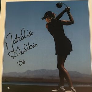 Natalie Gulbis autographed photo